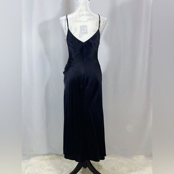 Cinq A Sept Kalena Silk Embellished Midi Dress size 2 - Picture 11 of 15